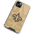 NFL New Orleans Saints Double Vision iPhone 13 Mini Clear Case