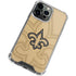 NFL New Orleans Saints Double Vision iPhone 13 Pro Clear Case