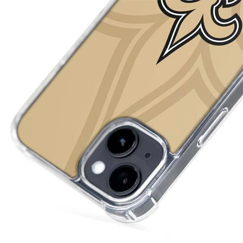 NFL New Orleans Saints Double Vision iPhone 15 Plus MagSafe Case