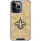 NFL New Orleans Saints Double Vision iPhone 14 Pro Clear Case