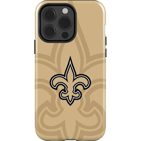 NFL New Orleans Saints Double Vision iPhone 15 Pro Impact Case