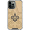 NFL New Orleans Saints Double Vision iPhone 14 Pro Max Clear Case
