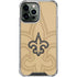 NFL New Orleans Saints Double Vision iPhone 14 Pro Max Clear Case