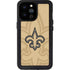 NFL New Orleans Saints Double Vision iPhone 14 Pro Max Waterproof Case