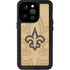 NFL New Orleans Saints Double Vision iPhone 15 Pro Waterproof Case