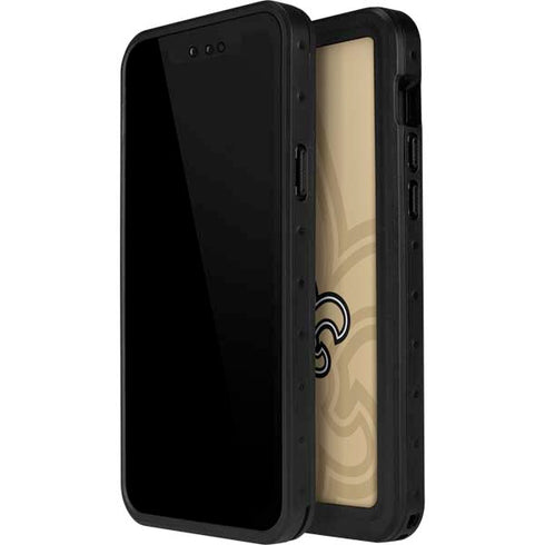 NFL New Orleans Saints Double Vision iPhone 15 Pro Waterproof Case