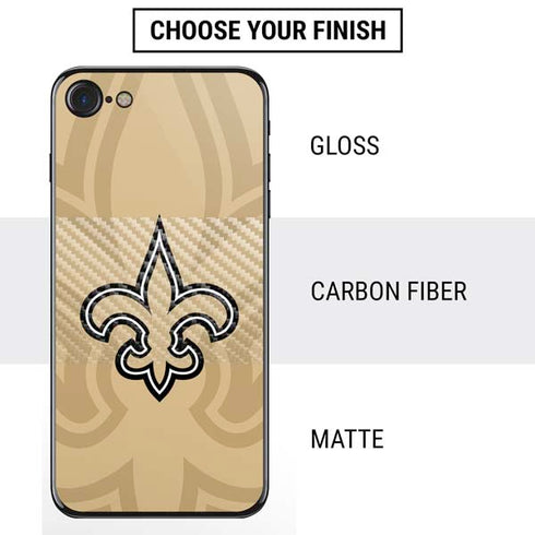 NFL New Orleans Saints Double Vision iPhone SE (2nd & 3rd Gen) Skin