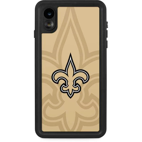 NFL New Orleans Saints Double Vision iPhone XR Waterproof Case