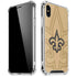 NFL New Orleans Saints Double Vision iPhone XS Max Clear Case
