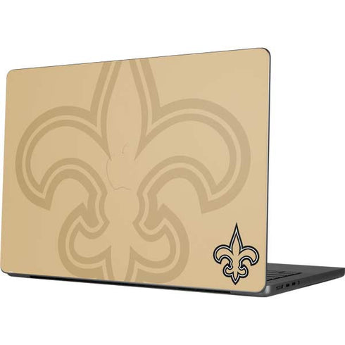 NFL New Orleans Saints Double Vision MacBook Pro 14in (2021-24) Skin