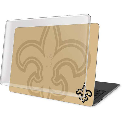 NFL New Orleans Saints Double Vision MacBook Pro 15in (2016-19) Case plus Skin