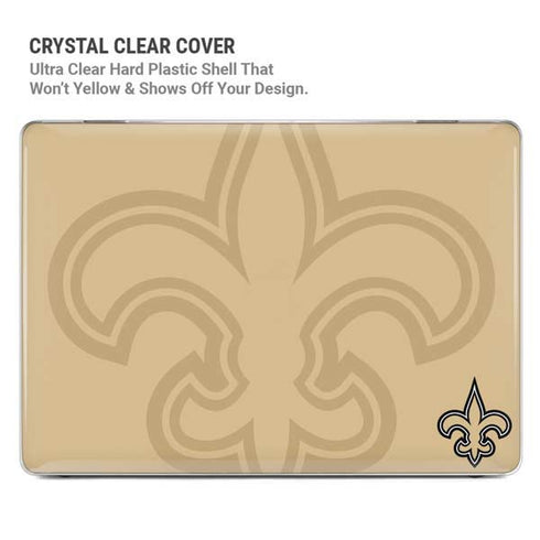 NFL New Orleans Saints Double Vision MacBook Pro 16in (2021-25) Case plus Skin