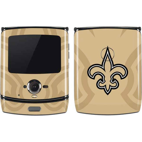 NFL New Orleans Saints Double Vision Motorola RAZR Skin