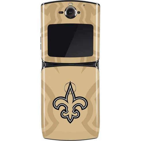 NFL New Orleans Saints Double Vision Motorola RAZR Skin