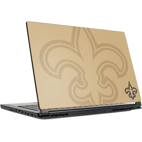 NFL New Orleans Saints Double Vision MSI GS65 Stealth Laptop Skin