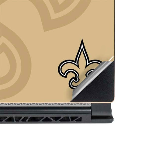NFL New Orleans Saints Double Vision MSI GS65 Stealth Laptop Skin