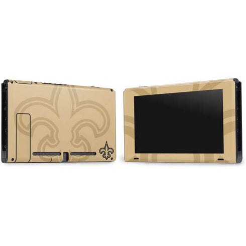 NFL New Orleans Saints Double Vision Nintendo Switch Bundle Skin