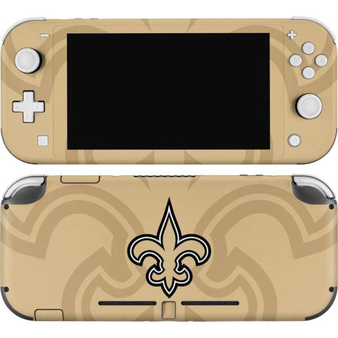 NFL New Orleans Saints Double Vision Nintendo Switch Lite Skin