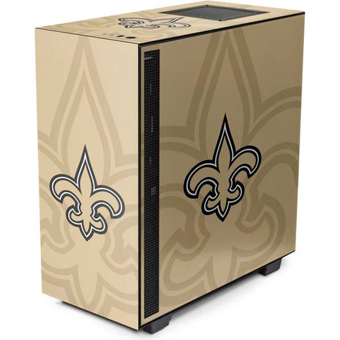 NFL New Orleans Saints Double Vision NZXT H510 Compact ATX Mid-Tower Case Skin