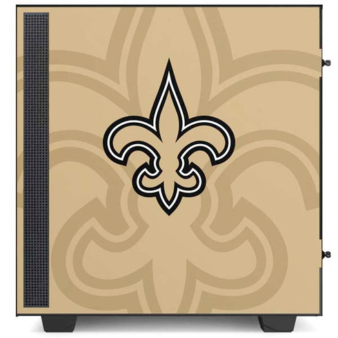 NFL New Orleans Saints Double Vision NZXT H510 Compact ATX Mid-Tower Case Skin