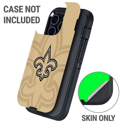 NFL New Orleans Saints Double Vision Otterbox Defender iPhone Skin