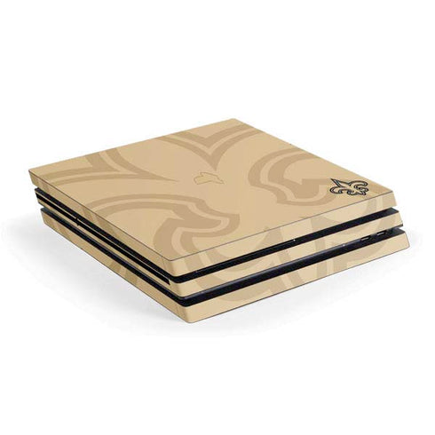 NFL New Orleans Saints Double Vision PS4 Pro Console Skin