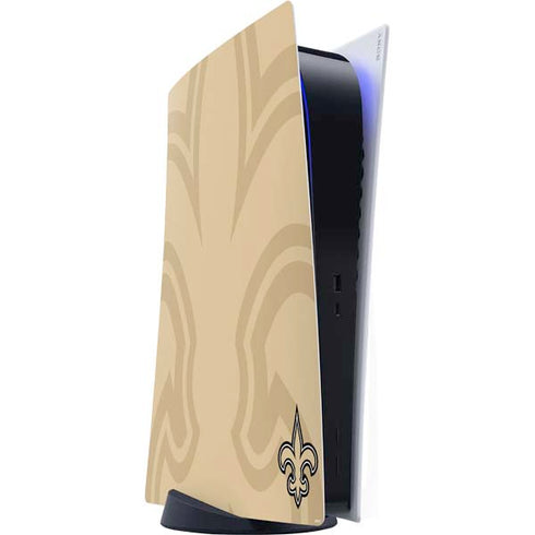NFL New Orleans Saints Double Vision PS5 Digital Edition Console Skin