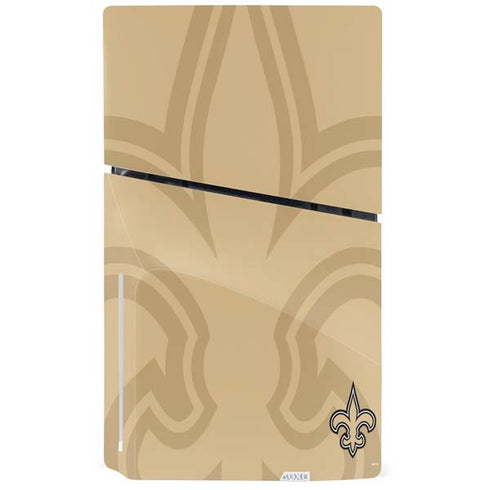 NFL New Orleans Saints Double Vision PS5 Slim Disk Bundle Skin