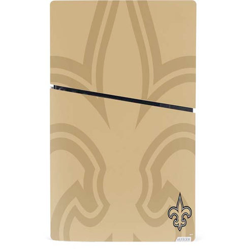 NFL New Orleans Saints Double Vision PS5 Slim Digital Edition Bundle Skin