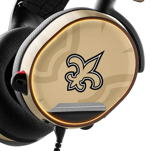 NFL New Orleans Saints Double Vision SteelSeries Arctis 5 Skin