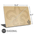 NFL New Orleans Saints Double Vision Universal Laptop 16.6in (13.4 x 9.7in) Skin
