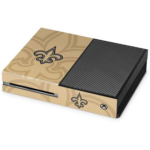 NFL New Orleans Saints Double Vision Xbox One Console Skin