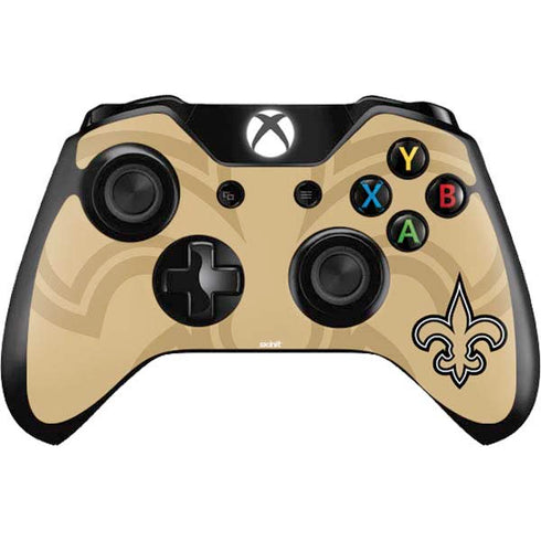 NFL New Orleans Saints Double Vision Xbox One Controller Skin
