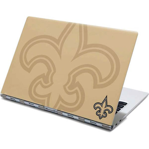 NFL New Orleans Saints Double Vision Yoga 910 2-in-1 14in Touch-Screen Skin