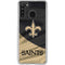 NFL New Orleans Saints Galaxy A21 Clear Case