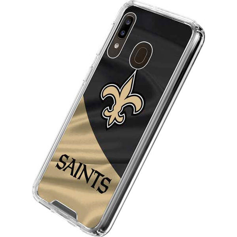 NFL New Orleans Saints Galaxy A30 Clear Case