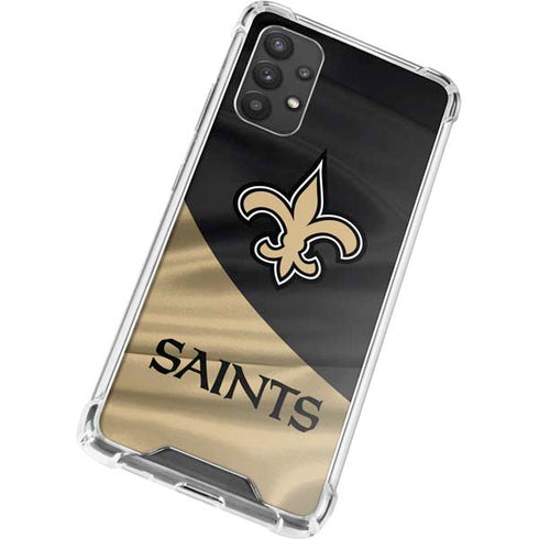 NFL New Orleans Saints Galaxy A32 5G Clear Case