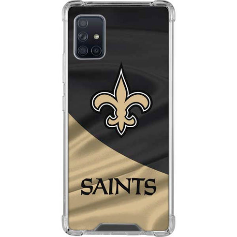 NFL New Orleans Saints Galaxy A51 5G Clear Case