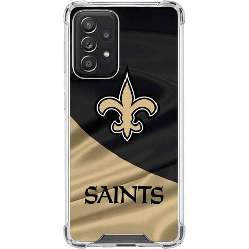NFL New Orleans Saints Galaxy A52 5G Clear Case