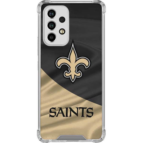 NFL New Orleans Saints Galaxy A53 5G Clear Case