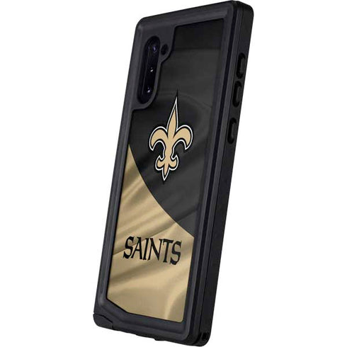 NFL New Orleans Saints Galaxy Note 10 Waterproof Case
