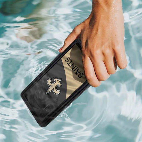 NFL New Orleans Saints Galaxy Note 10 Waterproof Case