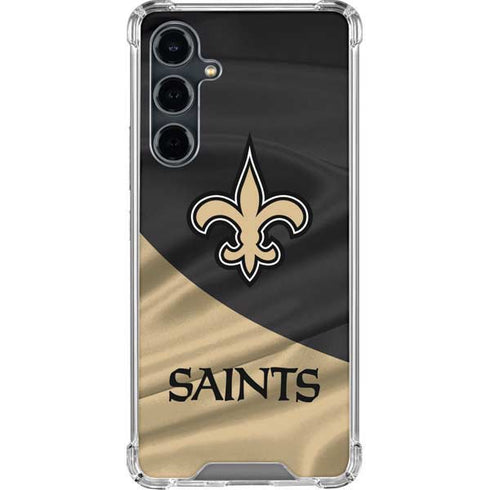 NFL New Orleans Saints Galaxy S23 FE Clear Case