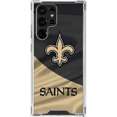 NFL New Orleans Saints Galaxy S24 Ultra Clear Case