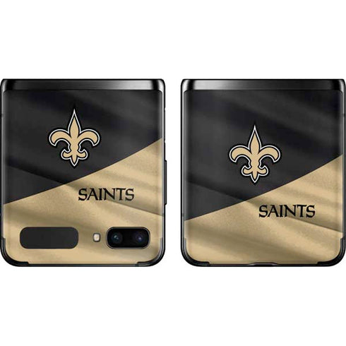 NFL New Orleans Saints Galaxy Z Flip Skin