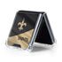 NFL New Orleans Saints Galaxy Z Flip5 5G Clear Case
