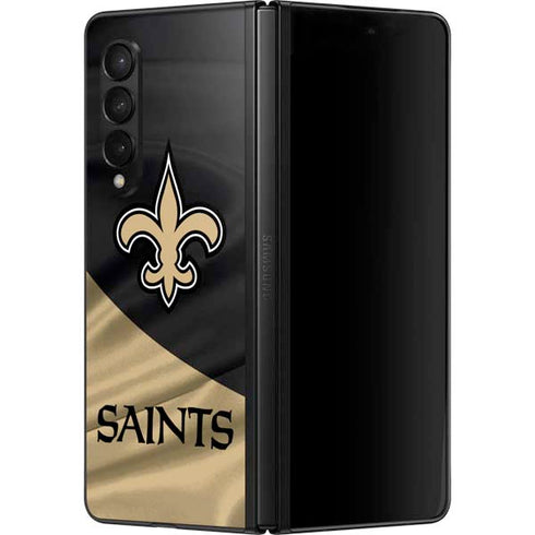 NFL New Orleans Saints Galaxy Z Fold3 5G Skin