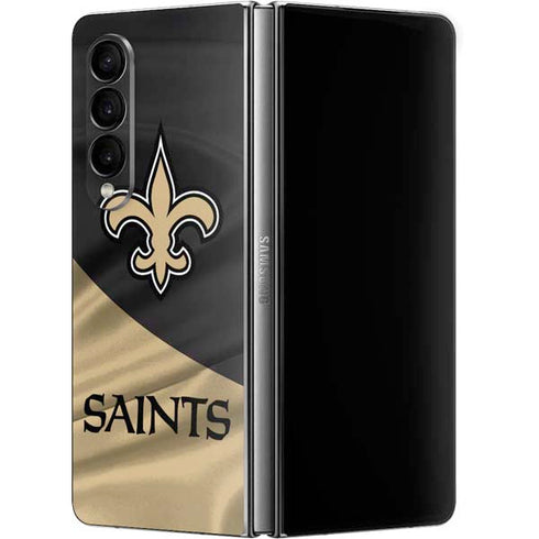 NFL New Orleans Saints Galaxy Z Fold4 5G Skin