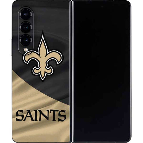NFL New Orleans Saints Galaxy Z Fold4 5G Skin