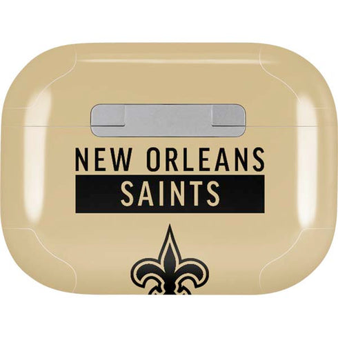 NFL New Orleans Saints Gold Performance Series AirPods Pro 2nd Gen Skin